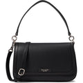 Kate Spade New York Womens Hudson Pebbled Leather Flap Shoulder Bag