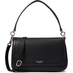 Kate Spade New York Womens Hudson Pebbled Leather Flap Shoulder Bag