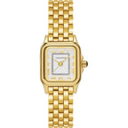 Gold Watches For Women Vintage Rectangular Dainty Jewelry Bracelet Watch Small Wrist Slim Reloj Para Mujer Classic Roman Numeral Dial 3Atm Water Resistant With Link Removal Tool Gift For Her