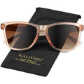 KALIYADI Womens-Sunglasses Polarized Sunglasses Womens: Retro Trendy Sun Glasses with UV400 Protection for Travel Driving