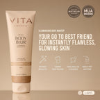 Vita Liberata Body Blur, Leg And Body Makeup. Skin Perfecting Body Foundation For Flawless Bronze, Easy Application, Radiant Glow, Evens Skin Tone, New Packaging