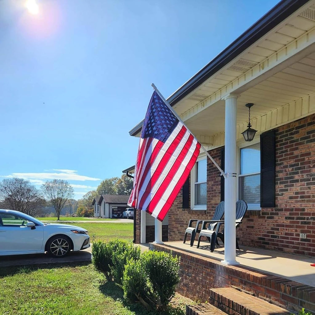 American Flag 3X5 Ft Long Lasting Heavy Duty 420D Polyester Us Flag For High Winds, Tear-Proof Usa Flag With Brass Grommets, Embroidered Stars & Sewn Stripes