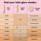 E.L.F. Halo Glow Powder Filter, Ultra-Fine Finishing Powder, Smooths The Look Of Pores & Fine Lines, Creates A Soft-Focus Glow, Vegan & Cruelty-Free, Light Neutral