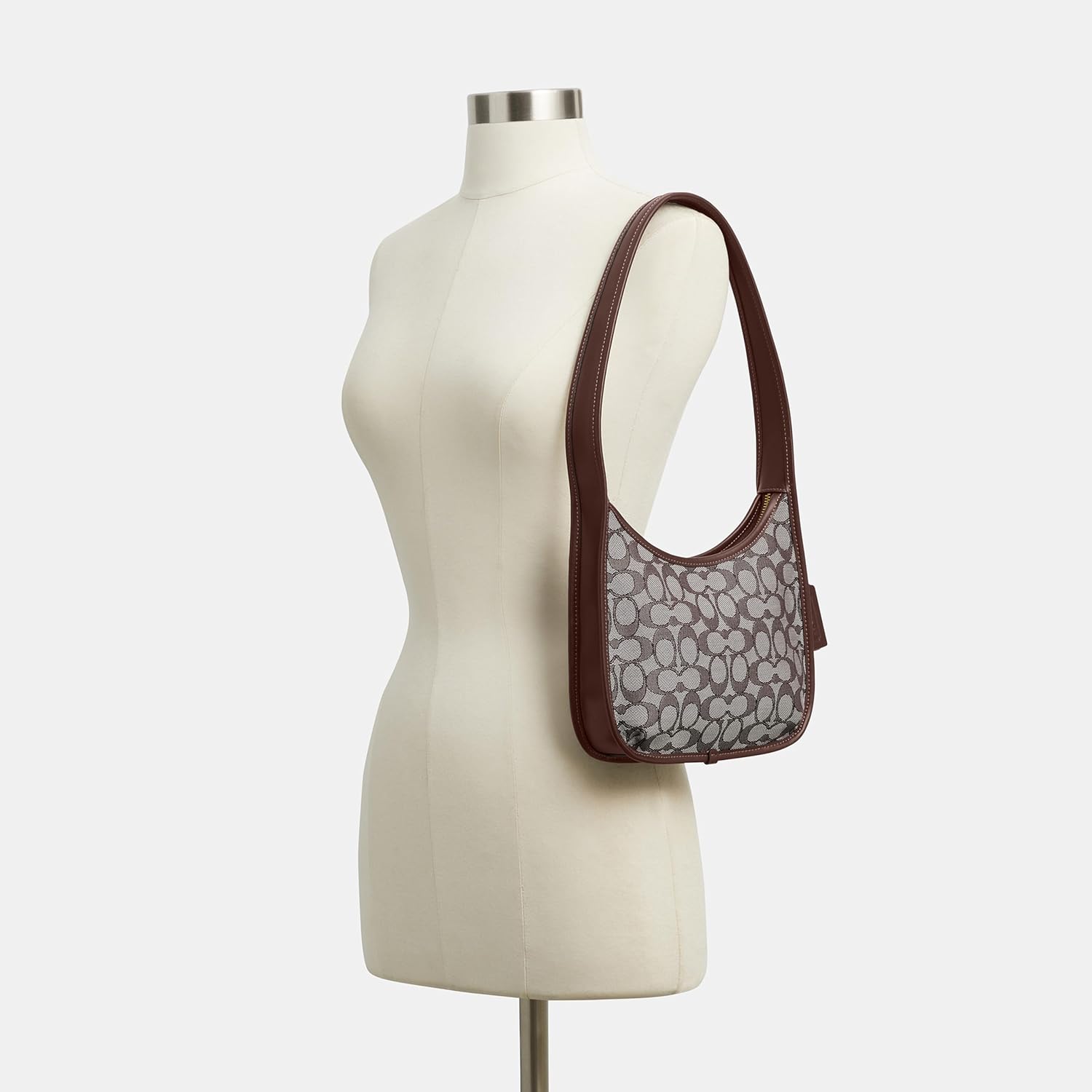 Coach Curve Zip Bag in Signature Jacquard