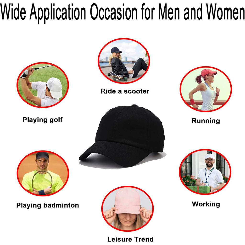 NPQQUAN Original Classic Low Profile Baseball Cap Golf Dad Hat Adjustable Cotton Hats Men Women Unconstructed Plain Cap