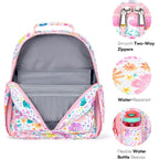 Kids Backpack For Girls: Girls Backpack 5-8 - Kindergarten Elementary School Bookbag For Girl - Flower Pink