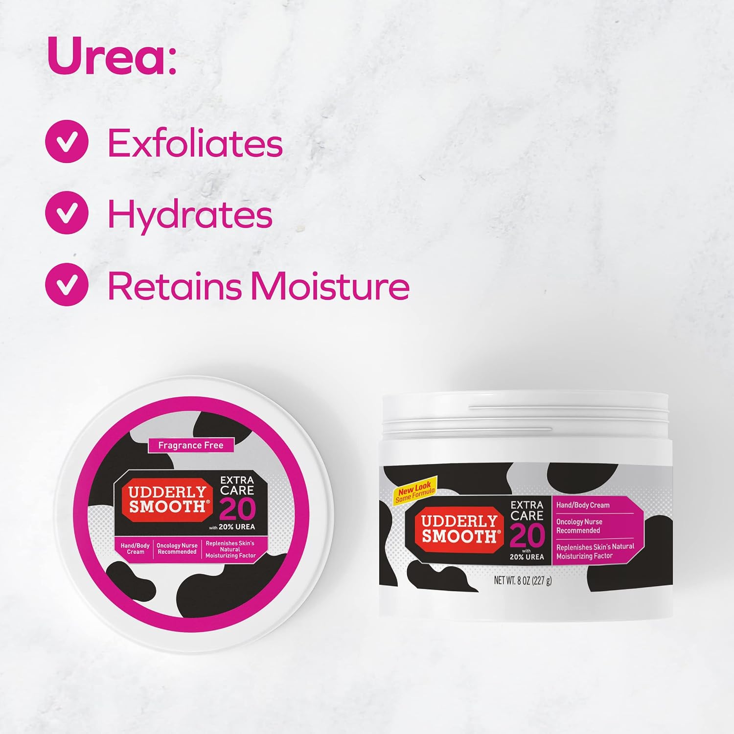 Udderly Smooth Extra Care Hand, Body & Foot Cream With 20% Urea, Daily Moisturizer To Restore Dry Or Irritated Skin, Dermatologist Tested, 8 Oz
