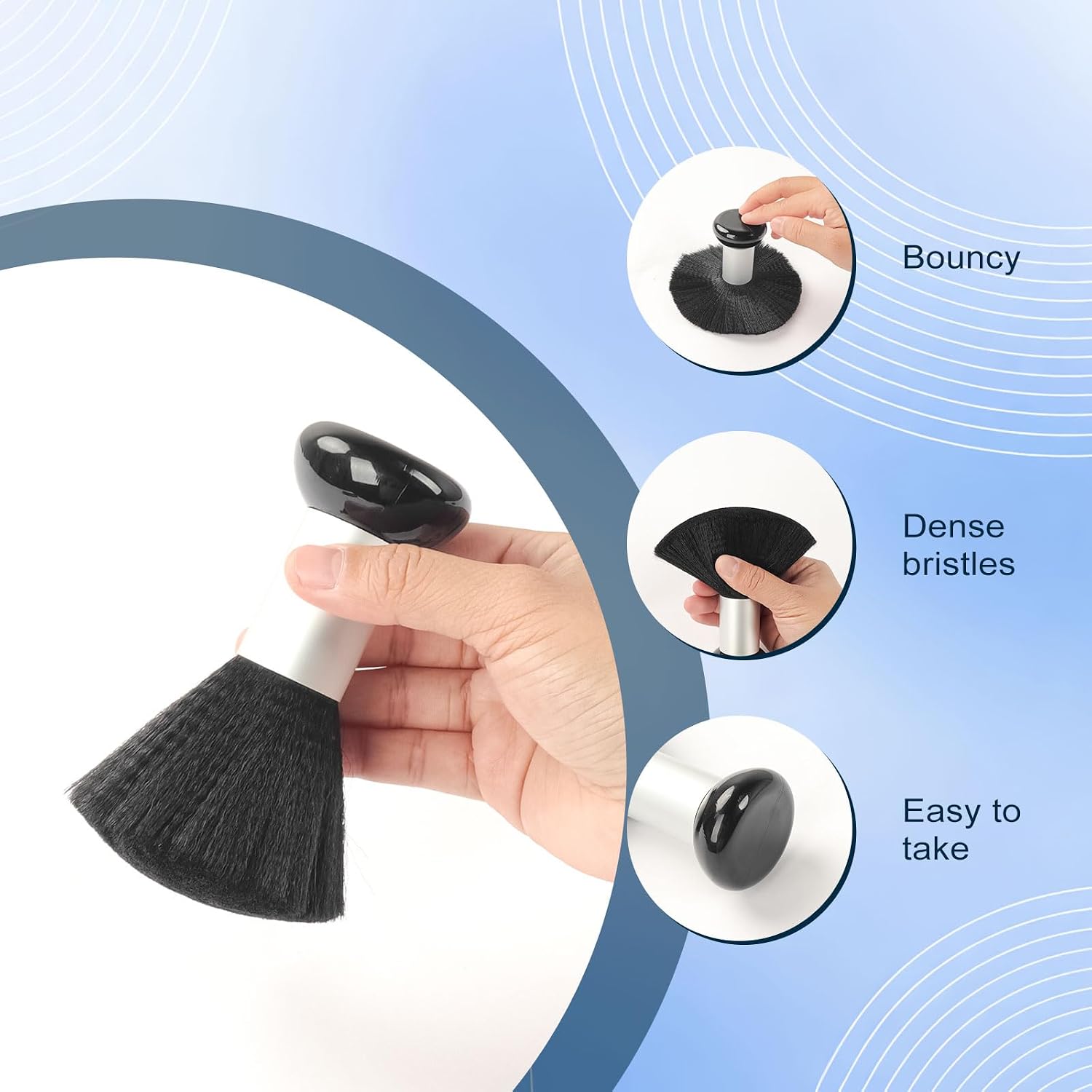 8-Piece Hair Cutting Cape Set Includes 6 Reusable 57X47 Inch Haircut Capes And 2 Cleaning Brushes Professional Hair Cape