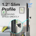 No Drill Drywall Tv Mount, No Stud Tv Wall Mount For Most Brand 22-55 Inch Tvs Up To 100 Lbs, Easy Install No Stud Studless Tvs Wall Mount, Include All Hardware- Level Bubble Meter