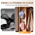 Stylisht Rv Accessories Hat Organizer: Camper Accessories 2 Pack - Hat Rack For Rv Essentials Lovers - Perfect For Camper Accessory And Home Organization - Hat Rack For Wall