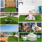 Coozero Artificial Grass, 47.3"X31.5" Professional Dog Grass Mat, Potty Training Rug And Replacement Turf Outdoor Rug Patio Lawn Decoration, Easy To Clean With Drainage Holes(47.3X31.5 Inches)