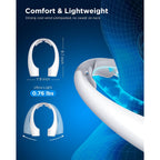 Ai Neck Fan, 4 Speeds Adjustable Portable Personal Fan Rechargeable, 4000 Mah Battery Faster Cooling Wearable Fan, Ultra Quiet For Home, Office, Travel, Outdoor