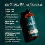 Soulsation Pure Jojoba Oil For Skin, Hair, Face & Body – 100% Natural, Cold Pressed, Unrefined | Non-Gmo, Ewg Verified, Cruelty-Free, Vegan Moisturizing Oil For Dry Skin, Scalp & Beard 4Oz
