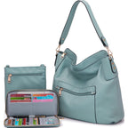 Large Crossbody Bags Ladies Shoulder Handbags Purse and Wallet Set for Women Totes Hobo Purses