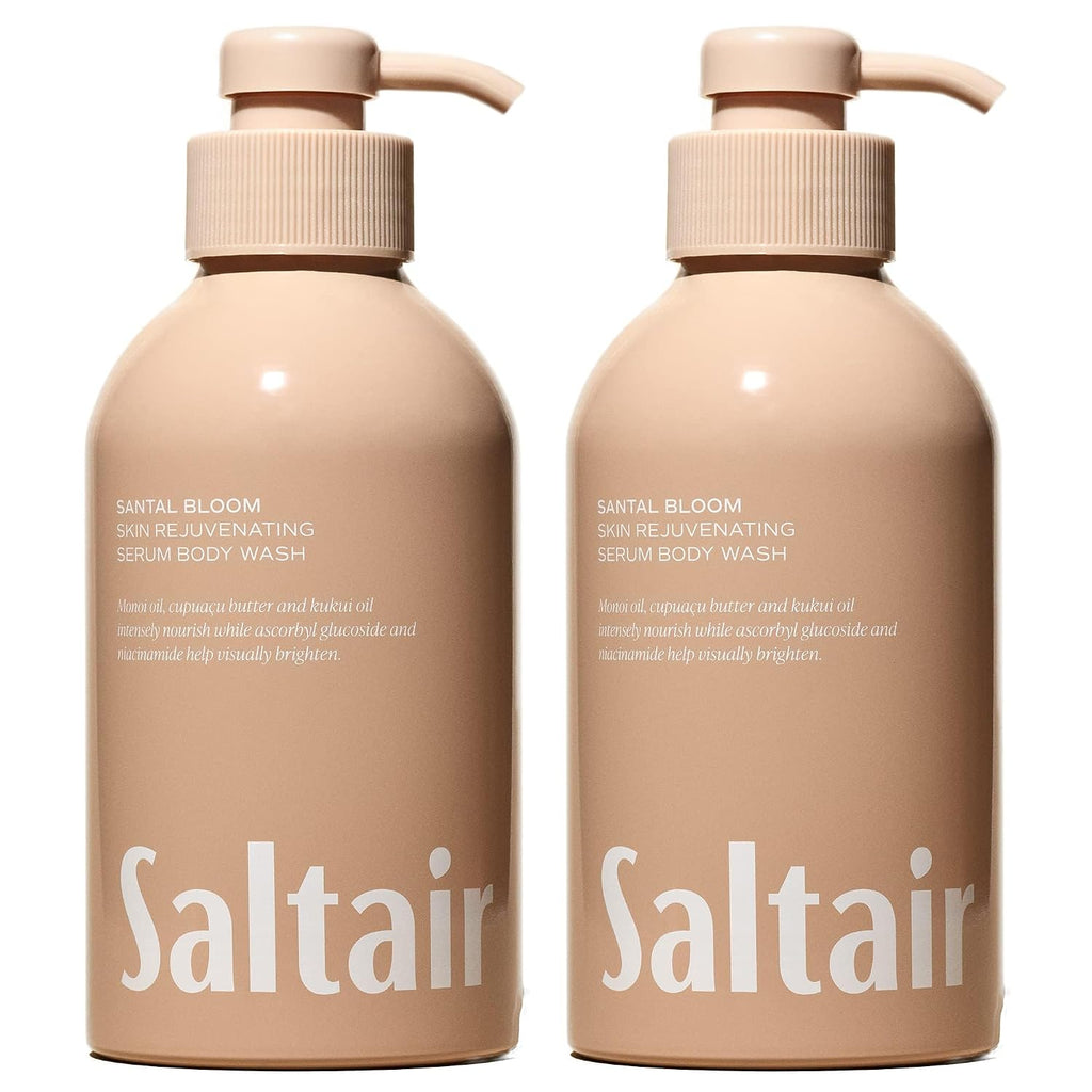 Saltair Body Wash 2-Pack – Santal Bloom – Moisturizing Body Wash With Monoi Oil And Cupuacu Butter – Scented Shower Gel For Women And Men – 2X 17Oz – Vegan, Cruelty-Free, Paraben-Free