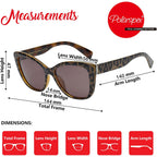 Polarspex Polarized Cat Eye Sunglasses For Women – Oversized Uv400 Celebrity Fashion Sun Glasses For Beach Or Driving