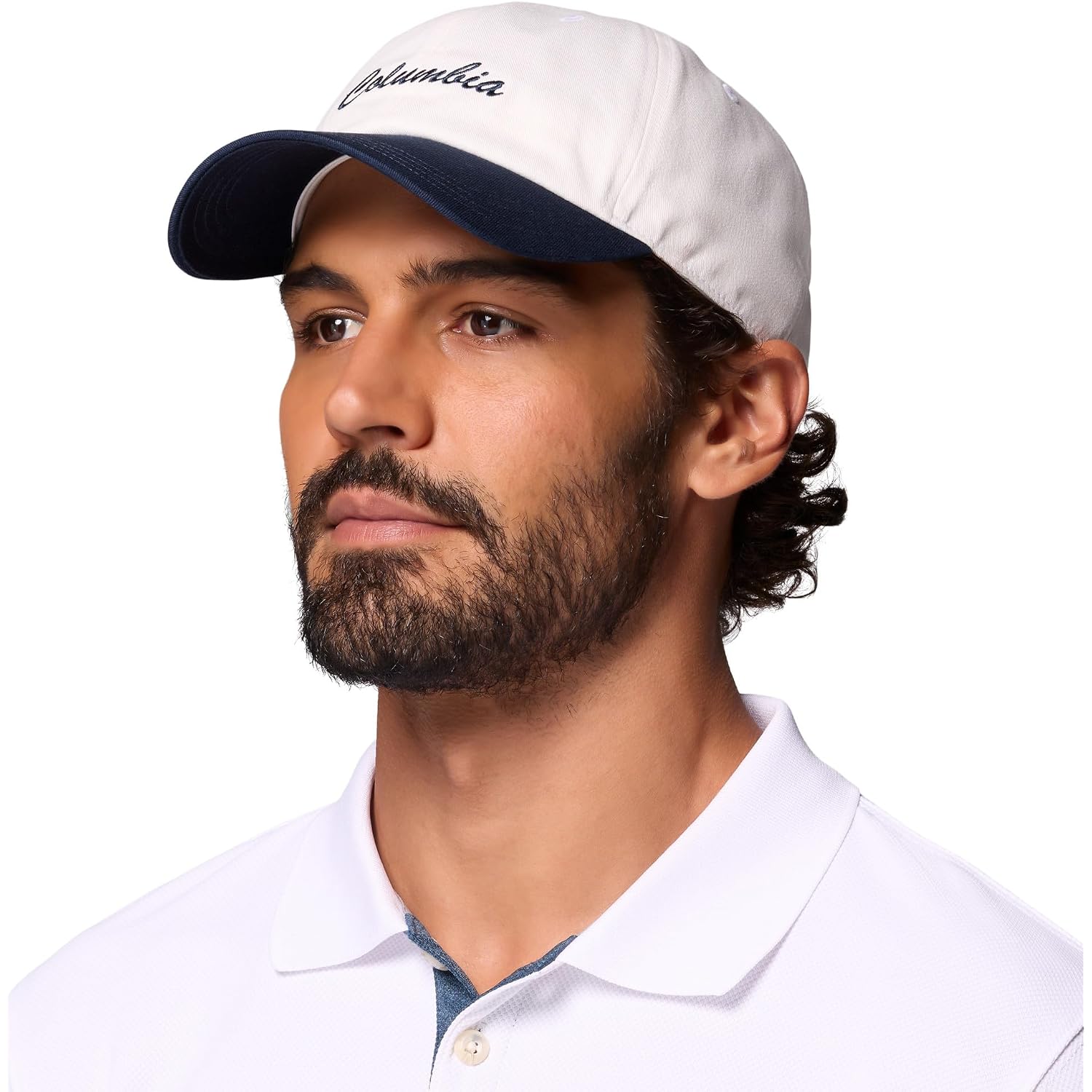 Columbia Unisex Provisions Ball Cap, Lemon Wash/Mountain Landscape