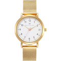 Large Face Numbers Womens Watch - Interchangeable Metal Strap - Easy To Read Analog Face With Second Hand For Women, Nurses, Teachers, Seniors, Olivia