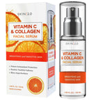Skin 2.0 Vitamin C Serum - Dermatologist Tested, Anti-Aging & Dark Spot Remover - Brightening, Clean Beauty, Cruelty-Free, Korean Skincare For Glass Skin, All Skin Types - 1.69 Fl. Oz