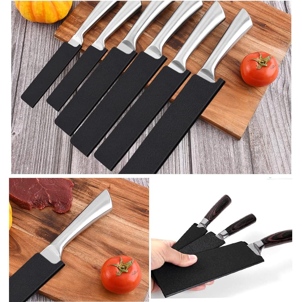 10pcs Universal Knife Edge Guards Set, Non-BPA Knife Sheath, Gentle on Your Blades
