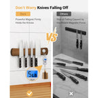 Swaitee Magnetic Knife Holder for Wall, 16 Inch Acacia Wood Magnetic Knife Strip, Kitchen Storage Organizer, Fridge Side Mount, Housewarming Gifts for New Home