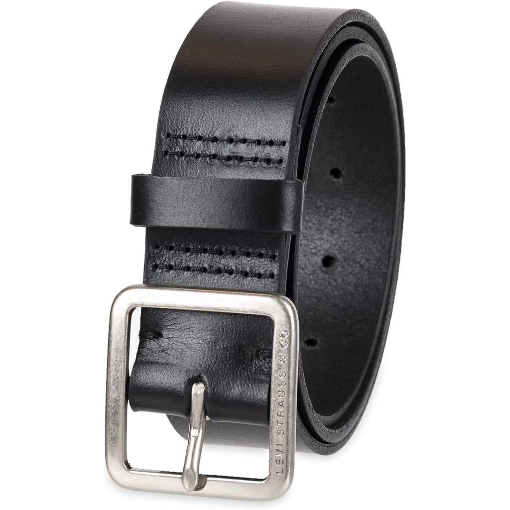 Levi's Women's Casual Leather Belt With Square Buckle – Stylish Jeans & Dress Belt (Regular & Plus Sizes)