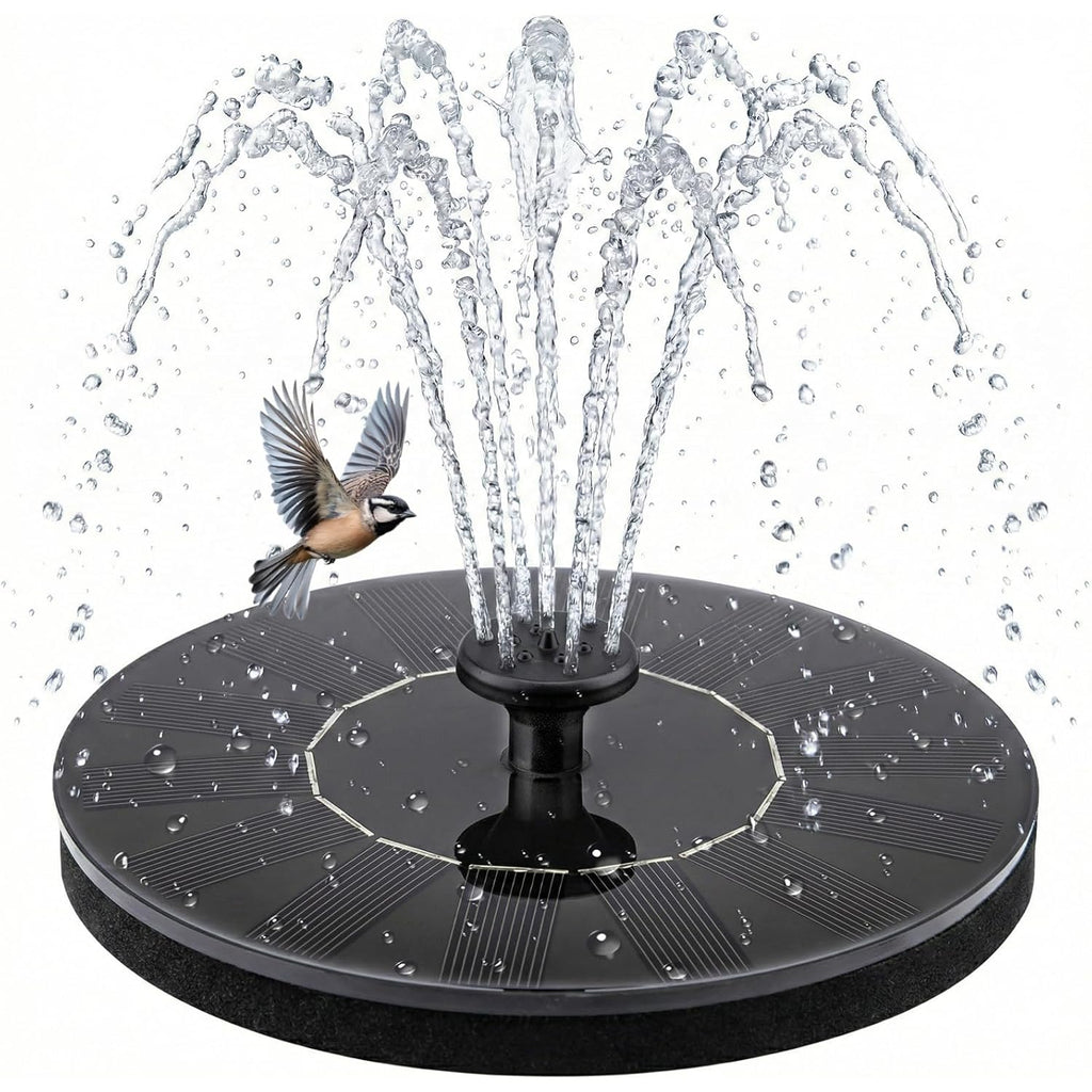 Yeomi Solar Fountain, Floating Solar Water Pump For Bird Bath, Outdoor Water Fountain No Battery Or Electricity Needed, Easy To Use For Garden, Pond, Patio