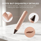 Dual-Ended Winged Eyeliner Stamp Pen, Cat Eye Stamp Eyeliner Tool For Perfect Wings, Waterproof Smudge Proof Quick Dry Liquid Eyeliner Stamp, Quick Makeup For Beginners (Black & Brown)