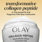 Olay Collagen Peptide Face Moisturizer, Firming Cream For Women, Fragrance-Free, Non-Greasy - Hydrating, Anti-Aging, Anti-Wrinkle, Smooth Fine Lines, Plumping Skin Care - Niacinamide, 1.7 Oz