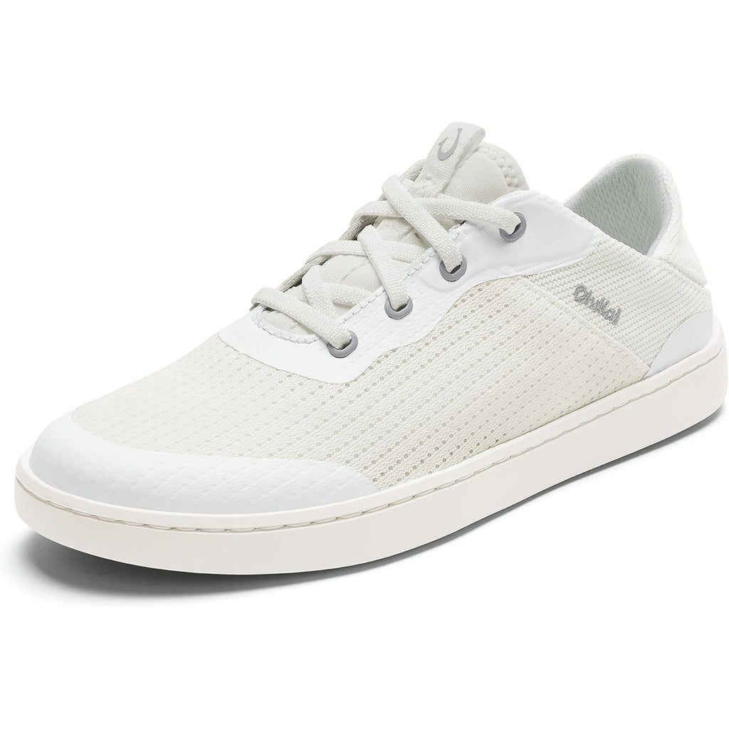 Olukai Kahakai Women'S Waterproof Leather Athletic Sneakers, Versatile Lace-Up Shoes With Drop-In Heel, Water Resistant & Supportive, All-Day Comfort