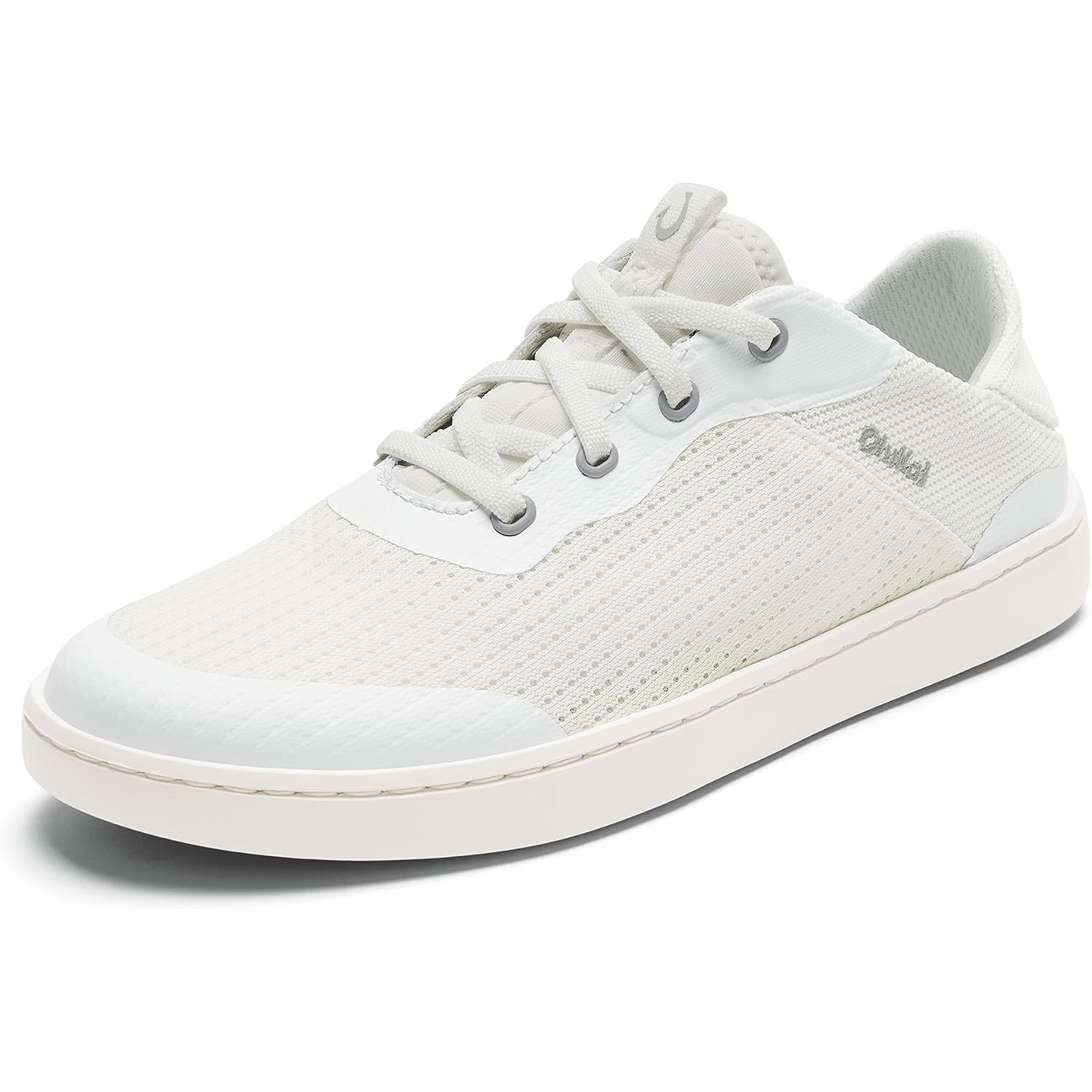 Olukai Kahakai Women'S Waterproof Leather Athletic Sneakers, Versatile Lace-Up Shoes With Drop-In Heel, Water Resistant & Supportive, All-Day Comfort