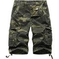 Mens Cargo Shorts Multi Pockets Twill Cotton Relaxed Fit Outdoor Camo Cargo Short For Men
