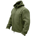 Men'S Military Tactical Sport Warm Fleece Hooded Outdoor Adventure Jacket Coats