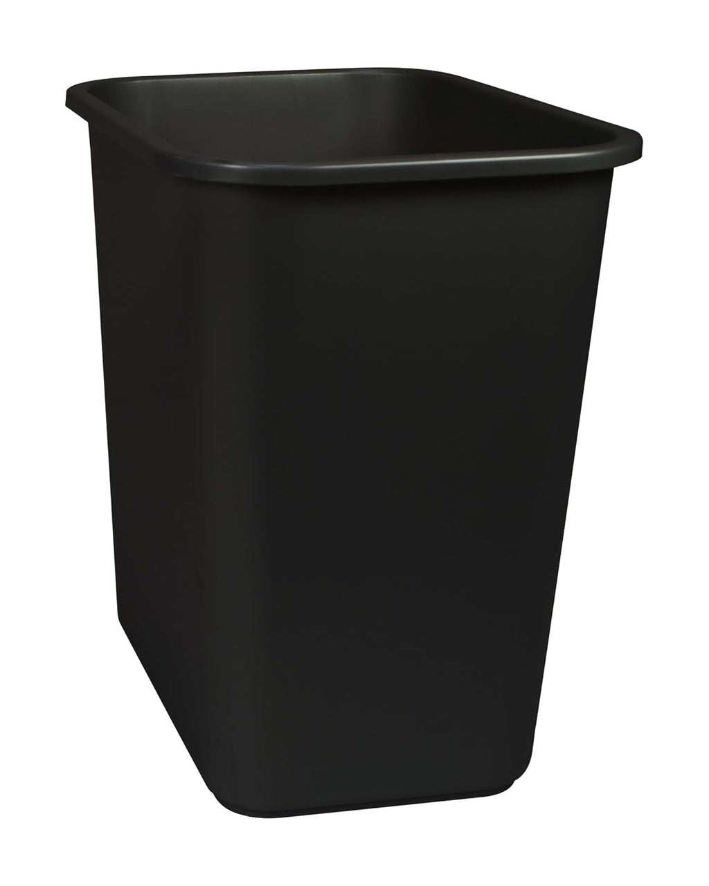 Storex 7 Gallon Trash Can, Gray, 6-Pack Black