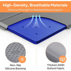 Laveve Heavy Duty 10Mm Bunkie Board Queen Size 60'' X 80'', Breathable Bed Support Board To Prevent Sagging Mattress, With Anti-Slip Dots, Fits Metal Bed Frames, Slatted Frames, And Sofa Beds