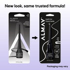 Almay Liquid Eyeliner, Waterproof, Fade-Proof Eye Makeup, Easy-To-Apply Liner Brush (Packaging May Vary), 221 Black