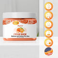 SPA REDI - Body and Foot Cream Mask, Mandarin, 16 Oz - Pedicure Massage for Tired Feet and Body, Hydrating, Fresh Skin - Infused with Hyaluronic Acid, Amino Acids, Panthenol, Comfrey Extract