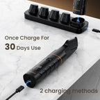 MAXGROOM Manscape All-in-One Body & Pubic Hair Trimmer for Men, No-Nick Groin & Ball Shaver, Waterproof Mens Electric Grooming Kit with LED Display, USB Rechargeable (Black)