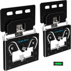 Ultra Slim Tv Wall Mount Compatible With 14"-80" Flat & Frame Tvs Only, 0.3" Micro-Gap Low Profile Tv Mount, Minimalist Look, Blends Any Interior, Hold Up To 100Lbs