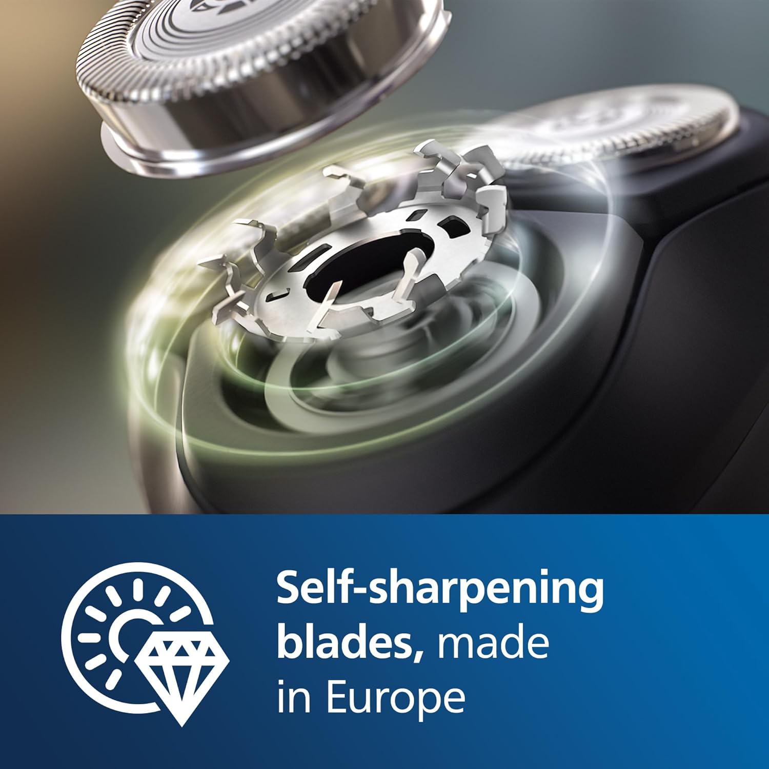 Philips Norelco SH30/52 Genuine Shaving Heads, Compatible with Philips Shavers Series 1000, 2000, 3000 and 5000, Powerful Performance, Self-Sharpening, 3 Pieces, Model SH30/52