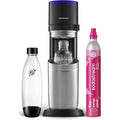 Sodastream E-Duo Sparkling Water Maker (Black) With 60L Co2, 1 Bpa- Free Carbonating Bottle And (1)1L Glass Bottle