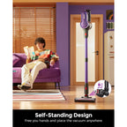 Cordless Vacuum Cleaner, 500W 45Kpa 50Mins Stick Vacuum Cleaners For Home With Led Light, Self-Standing, Anti-Tangle Brush & 1.6L Dust Cup, Lightweight Vacuum For Pet Hair, Carpets, Hard Floors
