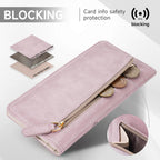 KITEVIUN RFID Wallet Women Ultra Slim Thin Womens Wallet Compact Clutch Long Ladies Wallet for Women PURPLE