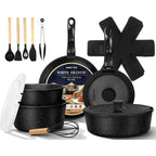 Pots And Pans Set, Nonstick Cookware Set Detachable Handle, Induction Kitchen Cookware Sets With Removable Handle, Non Stick Rv Cookware Set, Dishwasher ＆ Oven Safe (21 Pcs)