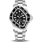 Illimite Melting Automatic Watches For Men Japanese Miyota 8215 Self-Winding Mechanical Movement Watch Waterproof Stainless Steel Art Surrealist Wrist Watches Pea001