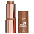 L'Oreal Paris Lumi Bronze Le Stick Soleil Bronzer Stick, Cream-To-Powder Bronzer For A Sunkissed Face Makeup Glow, 120 Copper Bronzette