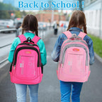 10 Pcs 17 Inch Kids Backpacks Bulk, Classic Student Bags For School | Printed Bulk Pack, Padded Straps, Side Bottle Holder, Middle School, Donation Charity Use