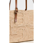 Tory Burch Women'S Ella Structured Straw Small Tote