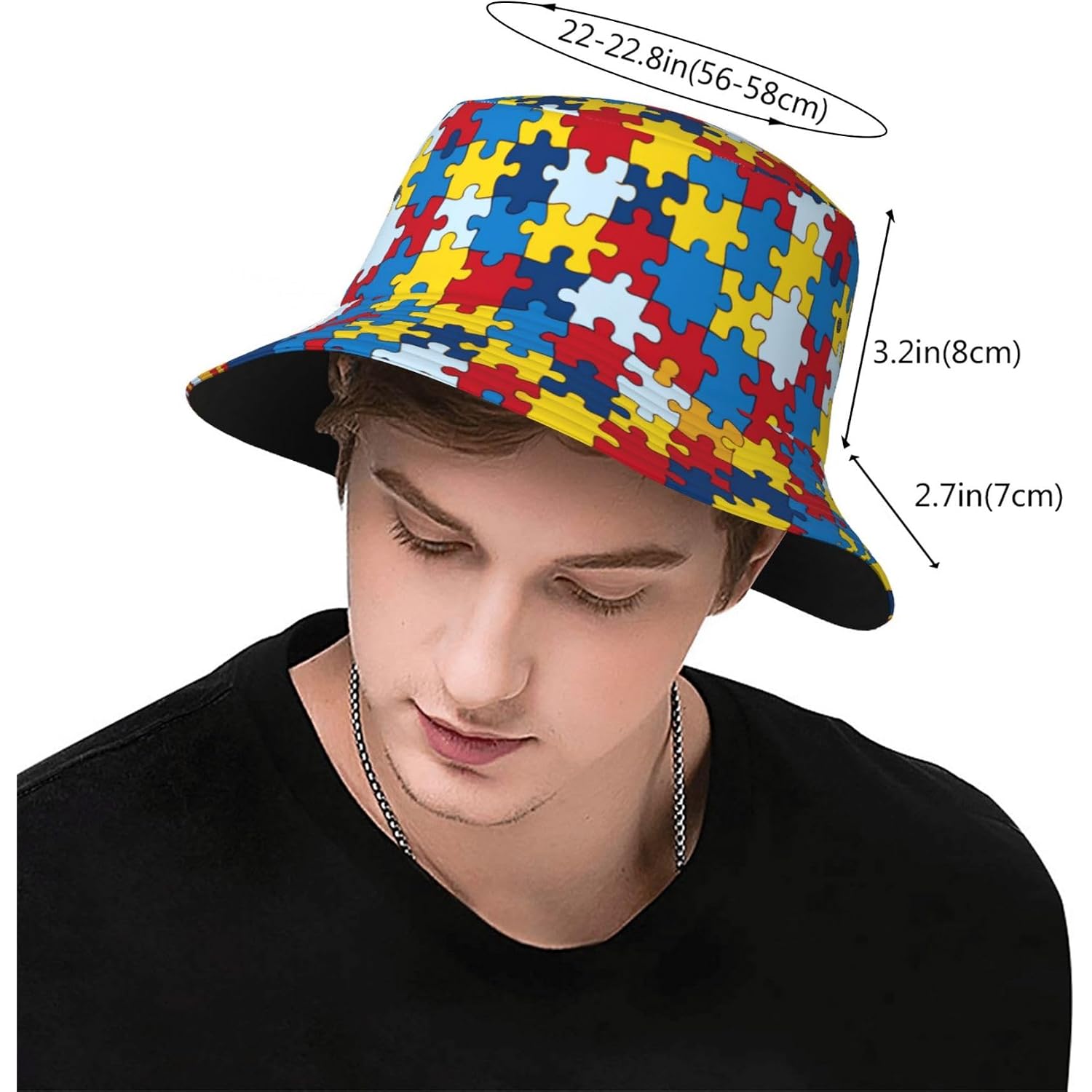 Bucket Hat For Men Women Outdoor Beach Caps Sun Fisherman Hat For Travel Golf Fishing