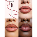 Lip Stain Peel Off Lip Liner Stain with Tweezer, Long Lasting Matte Lip Tint Tattoo, Highly Pigmented Color Lip Makeup, Waterproof Lipstick, Transfer-proof Lipstain for Women, Nude Pink